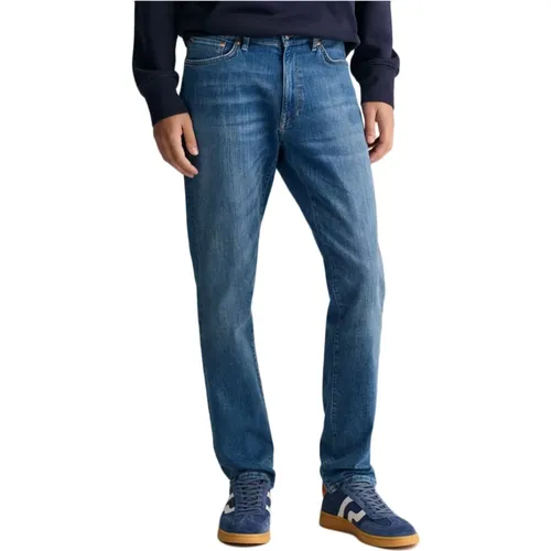 Extra Slim Active Recover Jeans , male, Sizes: W32, W34, W36, W38, W30, W42 - Gant - Modalova