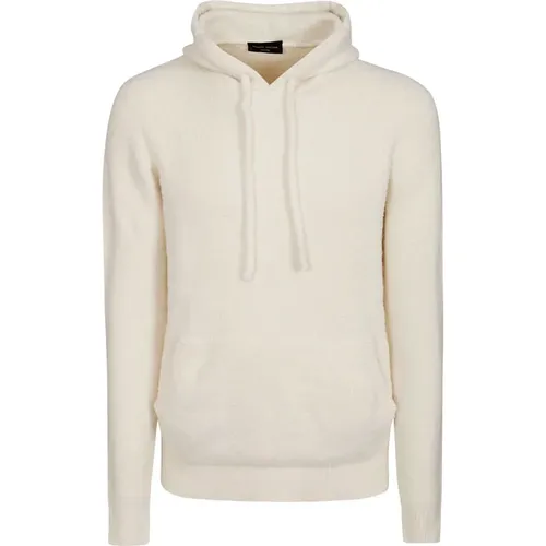 Stylish Hooded Sweatshirt for Men , male, Sizes: XL, 2XL, S - Roberto Collina - Modalova