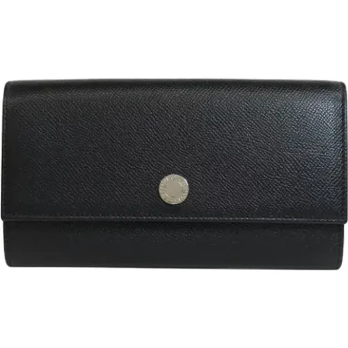 Pre-owned Leather wallets , female, Sizes: ONE SIZE - Bvlgari Vintage - Modalova