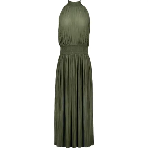 Uma Olive Dress , female, Sizes: L, M - Samsøe Samsøe - Modalova