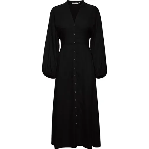 Linen Blend Dress , female, Sizes: M, L - InWear - Modalova