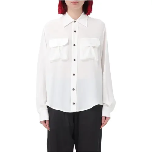 Fluid Utility Shirt , female, Sizes: 2XS, S, XS - Dsquared2 - Modalova