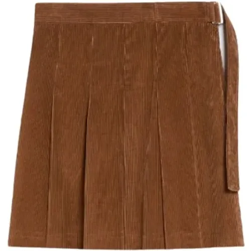 Velvet Skirt , female, Sizes: 2XS, XS - Max Mara Weekend - Modalova