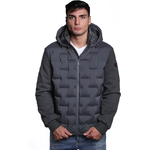 Steppjacke mit abnehmbarer Kapuze , Herren, Größe: 2XL - Peuterey - Modalova