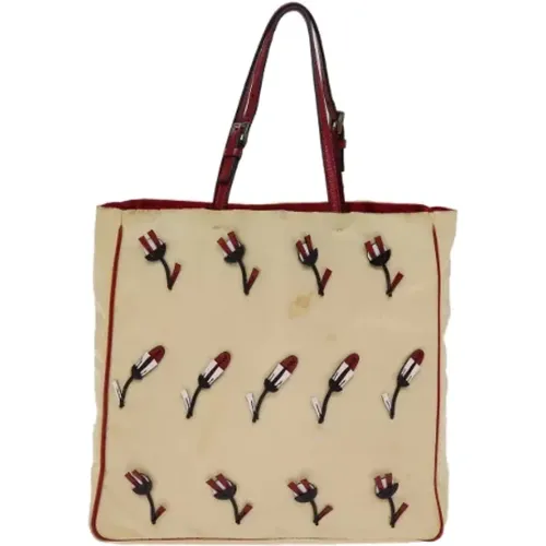 Pre-owned Fabric totes , female, Sizes: ONE SIZE - Prada Vintage - Modalova