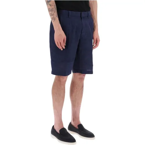 Lightweight Linen Shorts with Relaxed Fit , male, Sizes: S, M, L, XL - Ermenegildo Zegna - Modalova