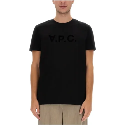 T-Shirt mit Logodruck A.P.C - A.P.C. - Modalova