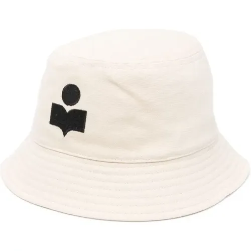 Stylish Ecru Black Haley Hat , male, Sizes: 57 CM - Isabel marant - Modalova