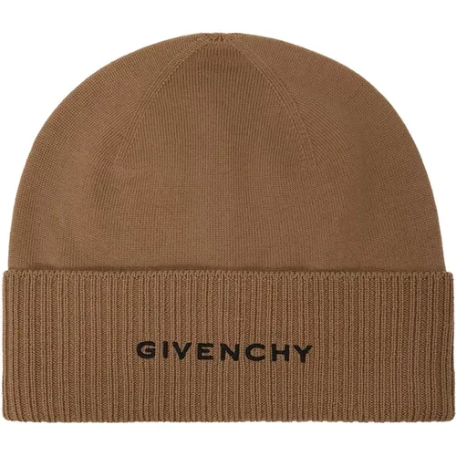 Wool Logo Hat for Women , male, Sizes: ONE SIZE - Givenchy - Modalova