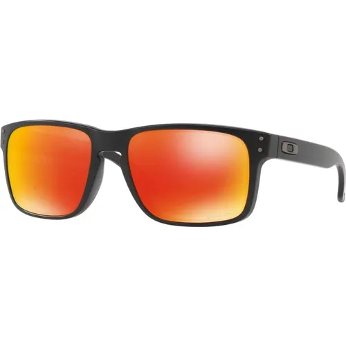Matte Sunglasses with Prizm Ruby , male, Sizes: 55 MM - Oakley - Modalova