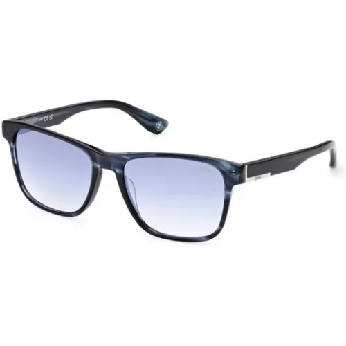 Schwarze Rahmen Sonnenbrille , Herren, Größe: 55 MM - BMW - Modalova