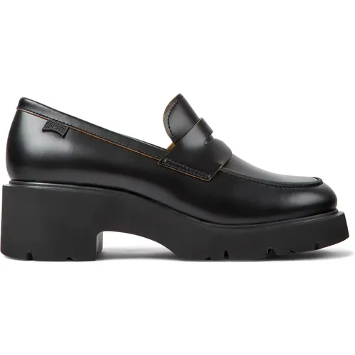 Städtische Chunky Leder Loafers , Damen, Größe: 36 EU - Camper - Modalova