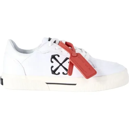 Canvas Low Vulcanized Sneakers Off - Off White - Modalova