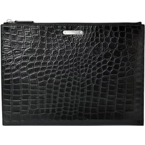 Pre-owned Leder clutches - Yves Saint Laurent Vintage - Modalova