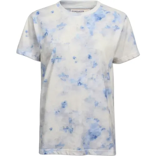 Cloud Print Cotton T-Shirt , female, Sizes: L - BAUM UND PFERDGARTEN - Modalova