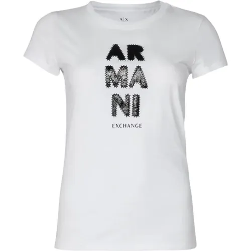 Basic T-Shirt Casual Stil - Armani Exchange - Modalova