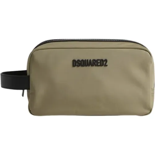 Men's Toiletry Bag , male, Sizes: ONE SIZE - Dsquared2 - Modalova