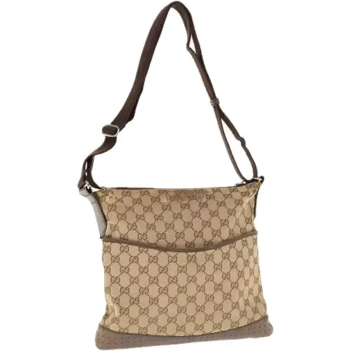 Pre-owned Canvas shoulder-bags , female, Sizes: ONE SIZE - Gucci Vintage - Modalova