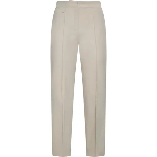 Zemira Ecru Trousers , female, Sizes: M, L, S, 2XS, XS - Max Mara - Modalova