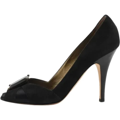 Pre-owned Satin heels , female, Sizes: 6 UK - Giuseppe Zanotti Pre-owned - Modalova