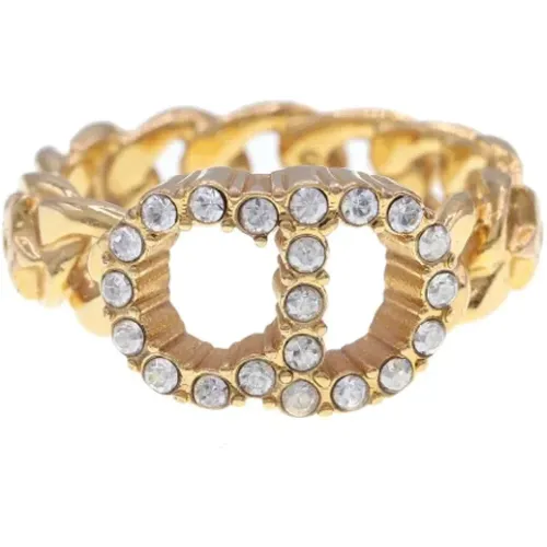 Pre-owned Metal rings , female, Sizes: ONE SIZE - Dior Vintage - Modalova