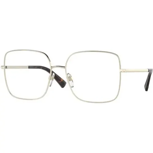 Gold Frame Glasses , unisex, Sizes: 56 MM - Valentino - Modalova