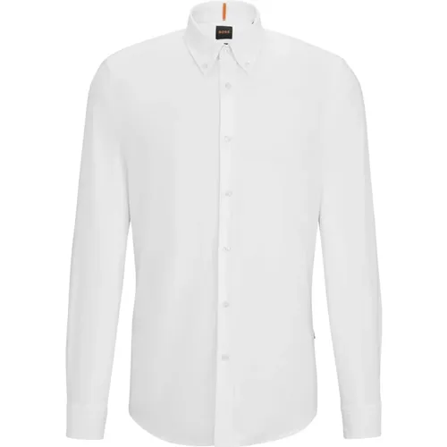 Mens Long Sleeve Shirt , male, Sizes: M, XL, S, L - Boss - Modalova
