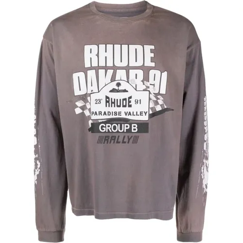 Dakar 91 LS Pullover , Herren, Größe: M - Rhude - Modalova