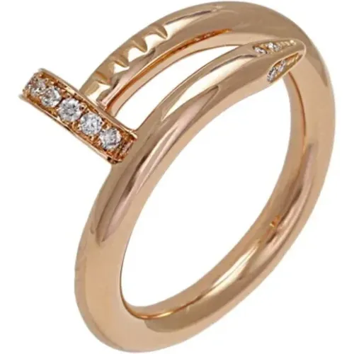 Pre-owned Rose Gold rings , female, Sizes: ONE SIZE - Cartier Vintage - Modalova