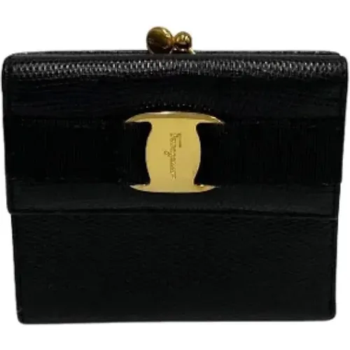 Pre-owned Leather wallets , female, Sizes: ONE SIZE - Salvatore Ferragamo Pre-owned - Modalova