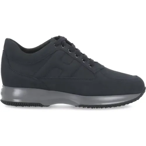 Leather Sneakers for Men , male, Sizes: 8 1/2 UK, 9 UK, 6 UK, 5 UK, 10 UK, 11 UK, 7 1/2 UK, 6 1/2 UK, 9 1/2 UK, 7 UK - Hogan - Modalova