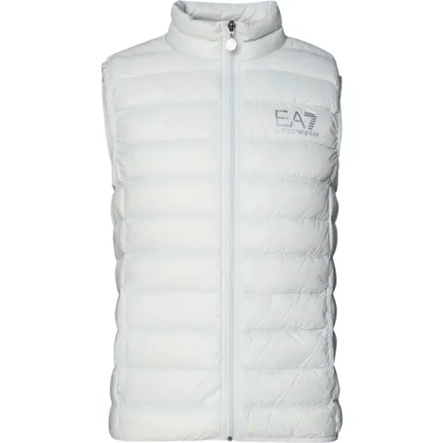 EA7 Coats Grey , male, Sizes: S, XL, 2XL, L - Emporio Armani EA7 - Modalova