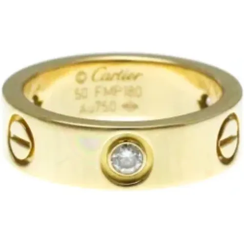 Pre-owned Gold rings , female, Sizes: ONE SIZE - Cartier Vintage - Modalova