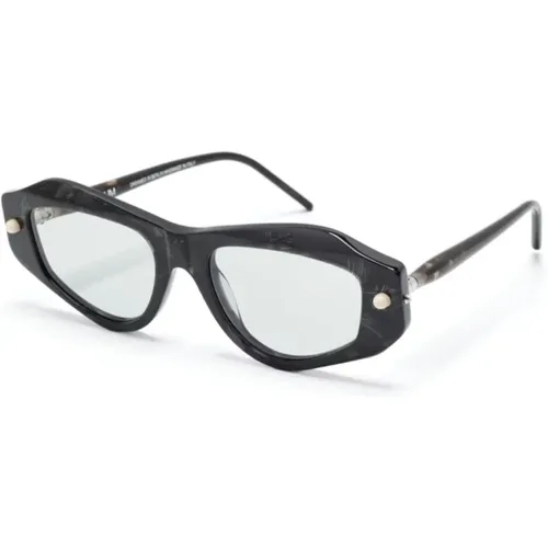 Schwarze Sonnenbrille für den täglichen Gebrauch , Damen, Größe: 54 MM - Kuboraum - Modalova