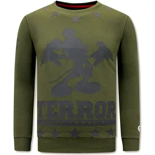 Herren Terror Mouse Pullover , Herren, Größe: S - Local Fanatic - Modalova