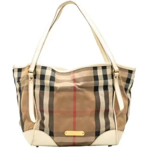 Pre-owned Canvas totes , female, Sizes: ONE SIZE - Burberry Vintage - Modalova