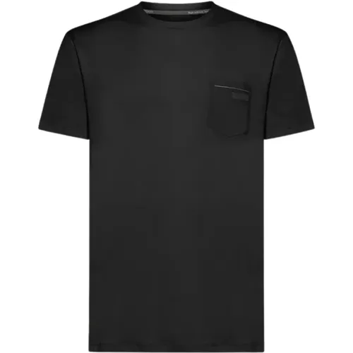 Round Neck T-shirt with Pocket , male, Sizes: 2XL, XL, L, M - RRD - Modalova