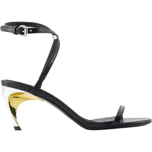 Leather sandals , female, Sizes: 5 UK - alexander mcqueen - Modalova