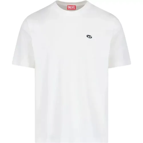 Weißes Jersey T-Adjust-Doval-PJ Shirt , Herren, Größe: L - Diesel - Modalova