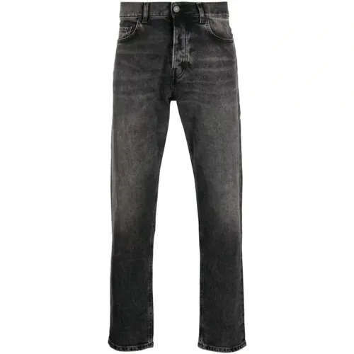 Schwarze Jeans - Stilvoll und Trendig , Herren, Größe: W31 - Haikure - Modalova