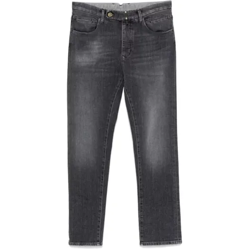 Graue Slim Fit Denim Jeans , Herren, Größe: W36 - Incotex - Modalova