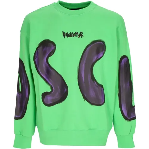 Lime Streetwear Crewneck Sweatshirt , Herren, Größe: S - Disclaimer - Modalova