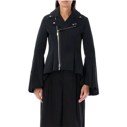 Knit Chiodo Jacket , female, Sizes: L, M - Noir Kei Ninomiya - Modalova