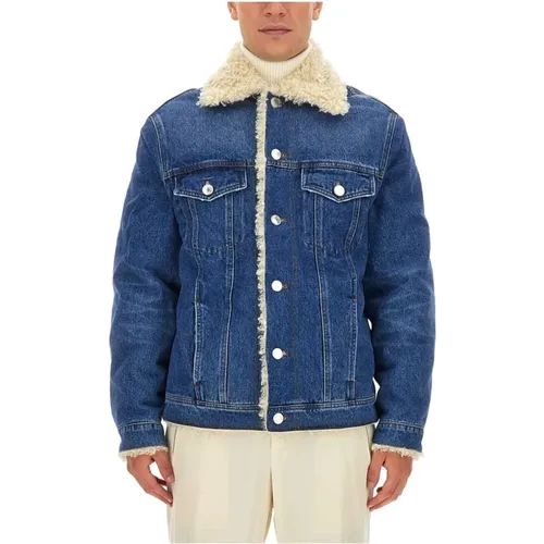 Klassische Denimjacke für Männer - Ami Paris - Modalova