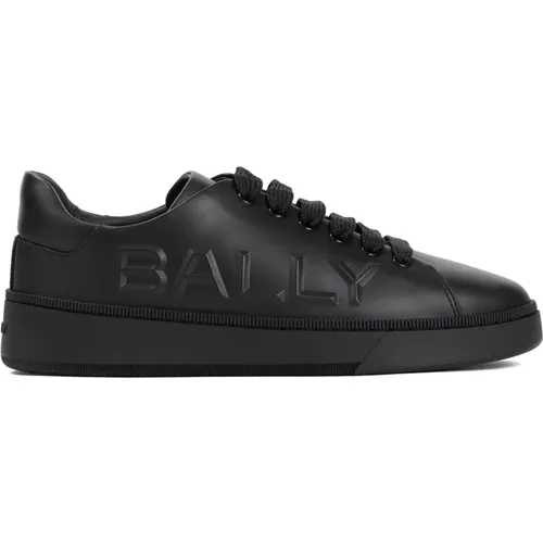 Leather Sneakers Round Toe , male, Sizes: 8 1/2 UK - Bally - Modalova