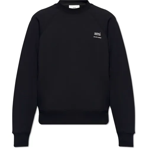 Sweatshirt mit Logo , Herren, Größe: S - Ami Paris - Modalova