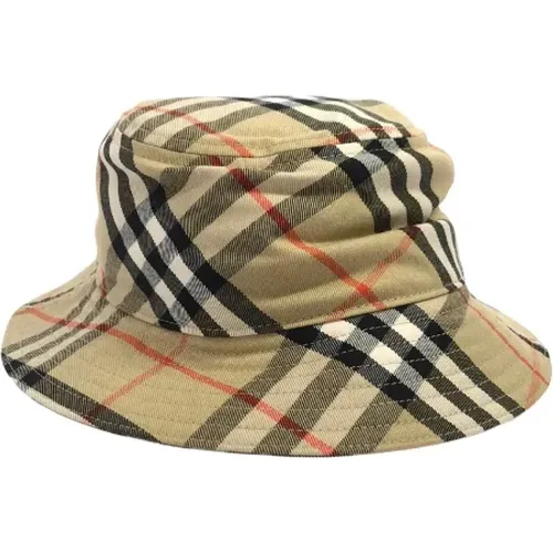 Pre-owned Cotton hats , female, Sizes: ONE SIZE - Burberry Vintage - Modalova