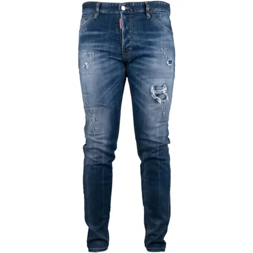 Cool Guy Blaue Stretch-Jeans - Dsquared2 - Modalova