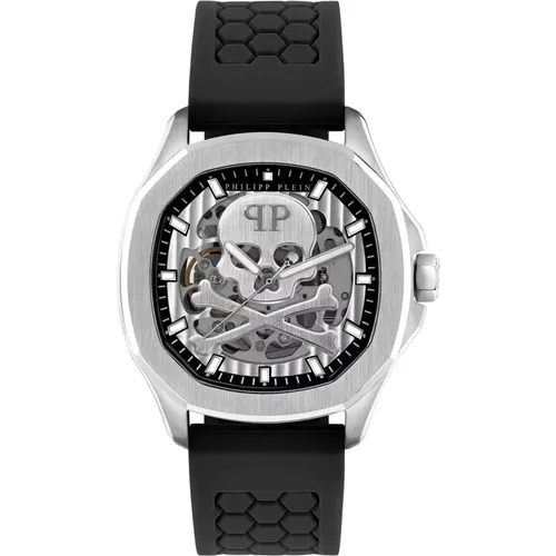 Skeleton Spectre Automatic Men's Watch , male, Sizes: ONE SIZE - Philipp Plein - Modalova