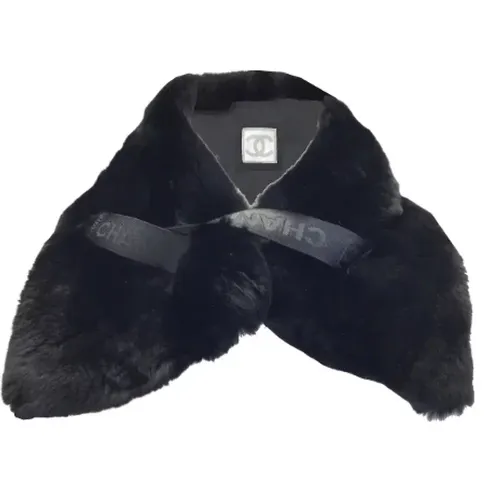 Pre-owned Rex Rabbit Fur Collar/Scarf , female, Sizes: ONE SIZE - Chanel Vintage - Modalova